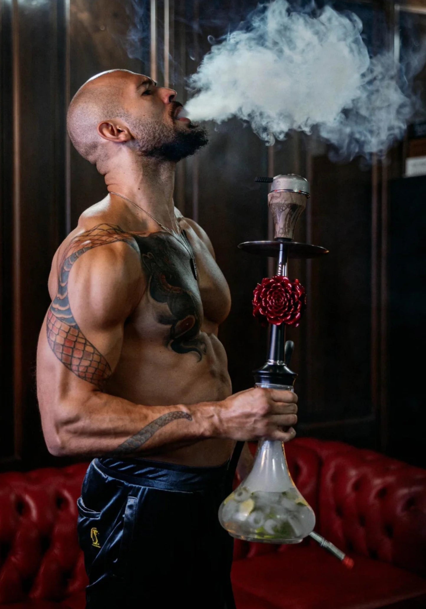 Andrew Tate | Relaxing with Hookah | Fitness & Leisure Ambience