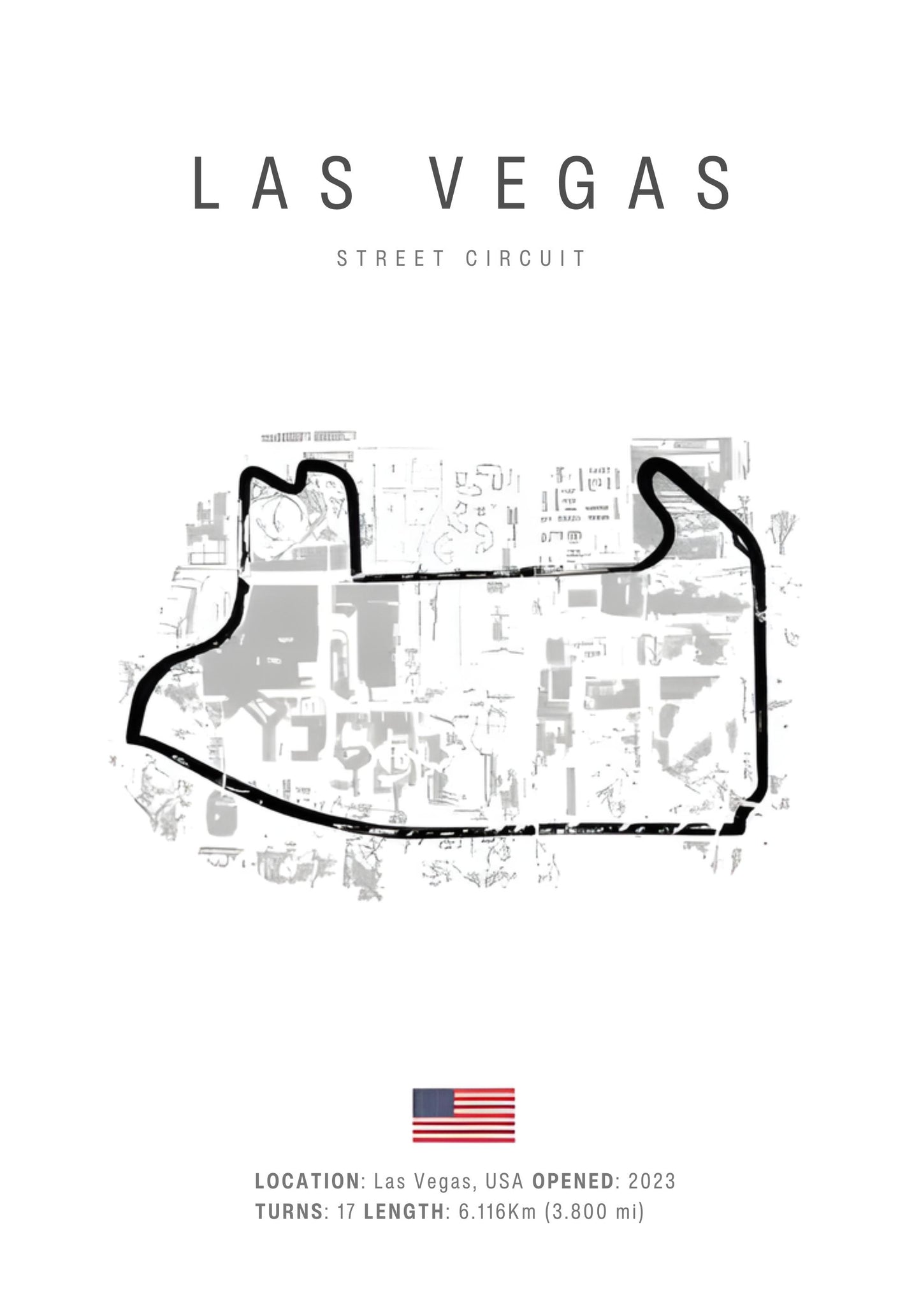 Las Vegas F1 | Circuit Track Layout