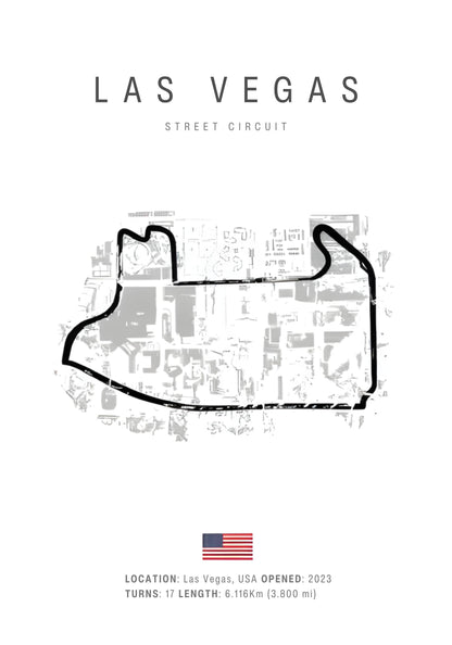 Las Vegas F1 | Circuit Track Layout
