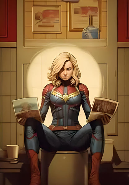 Spiderman Comic | Funny Bathroom Art