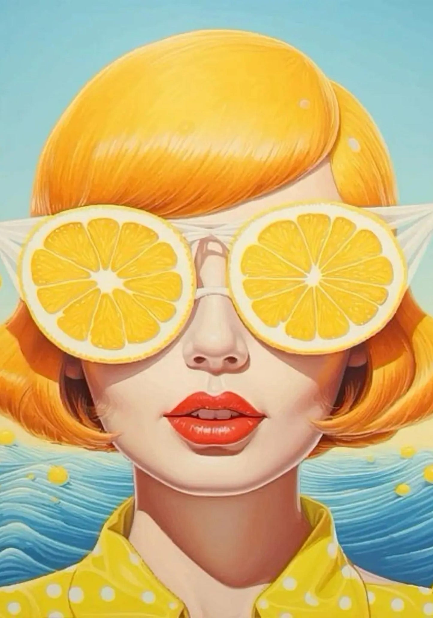 Floral Girl | Lemon Slice Sunglasses | Summer Vibes