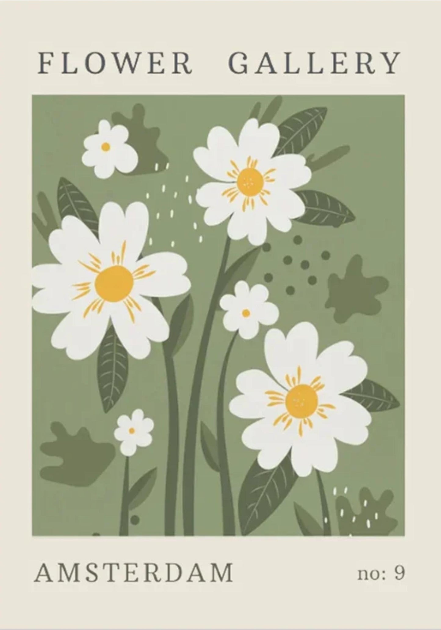 Henri Matisse Poster | Minimalistic Flowers Art Print | Flower Gallery Amsterdam | Modern Wall Decor