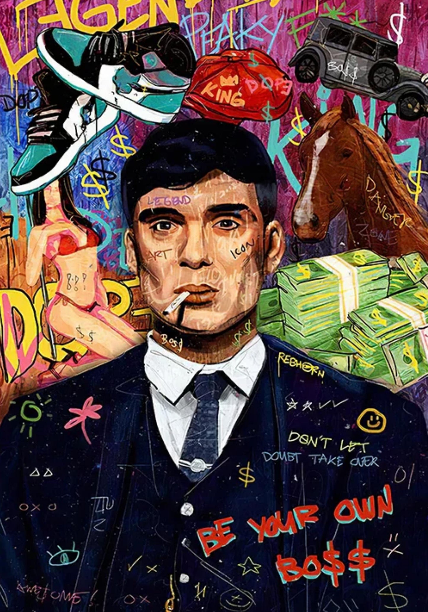 Godfather Pop Art | Graffiti Movie Star