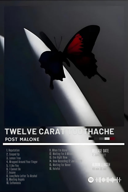 Twelve Carat Toothache | Post Malone | Iconic Album Art