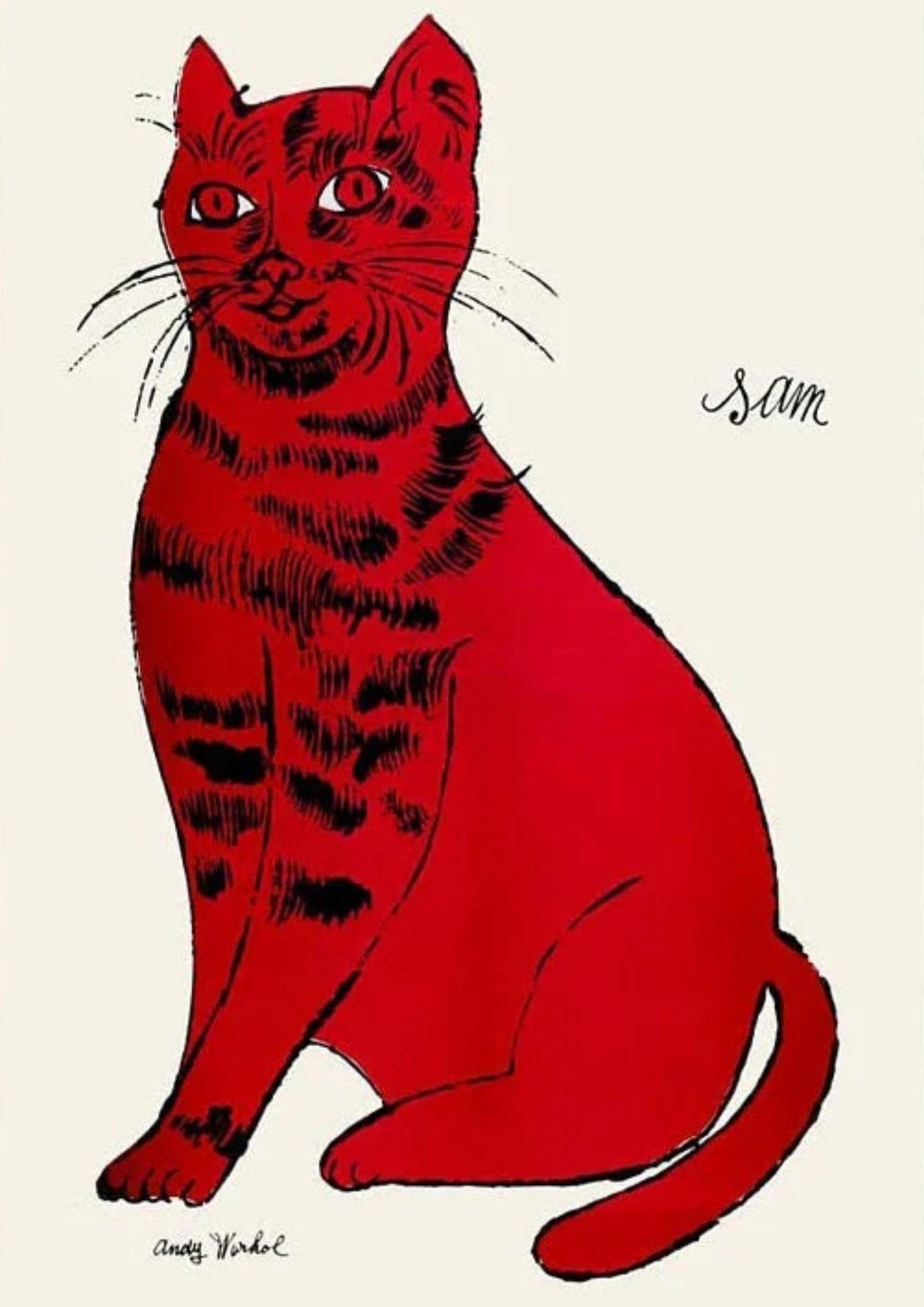 Andy Warhol | Sam the Cat | Pop Art