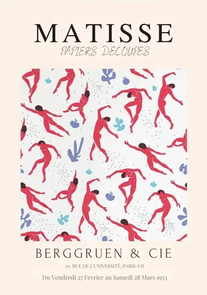 Henry Matisse | Berggruen & Co. | Cut-Outs Poster | Minimalist Muse Design | Art Decor for Home & Office Walls