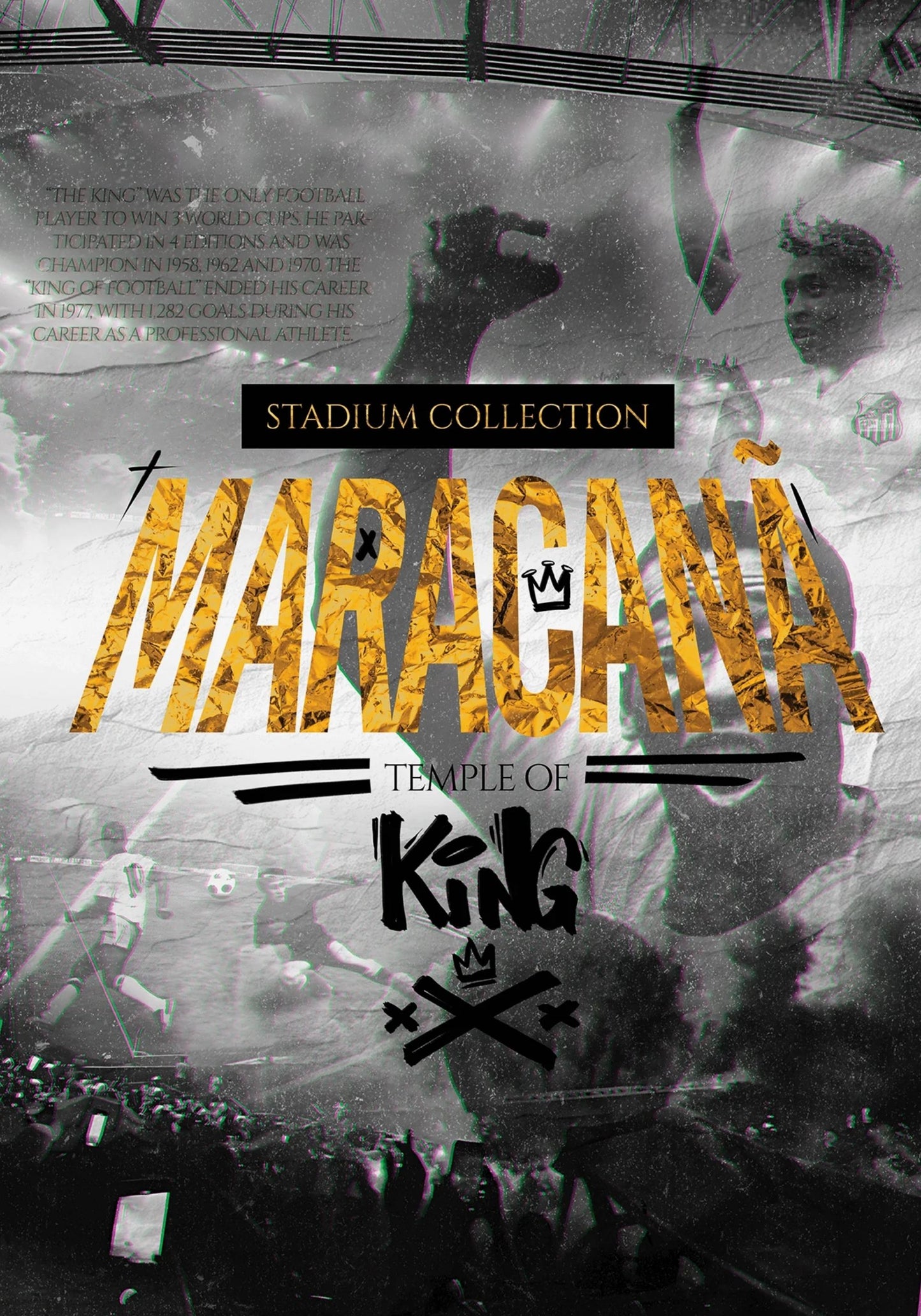 Maracan | Soccer Stadium Illustration | Iconic Match Venue Art | Wall Decor Poster for Home & Office | Fine Art Print