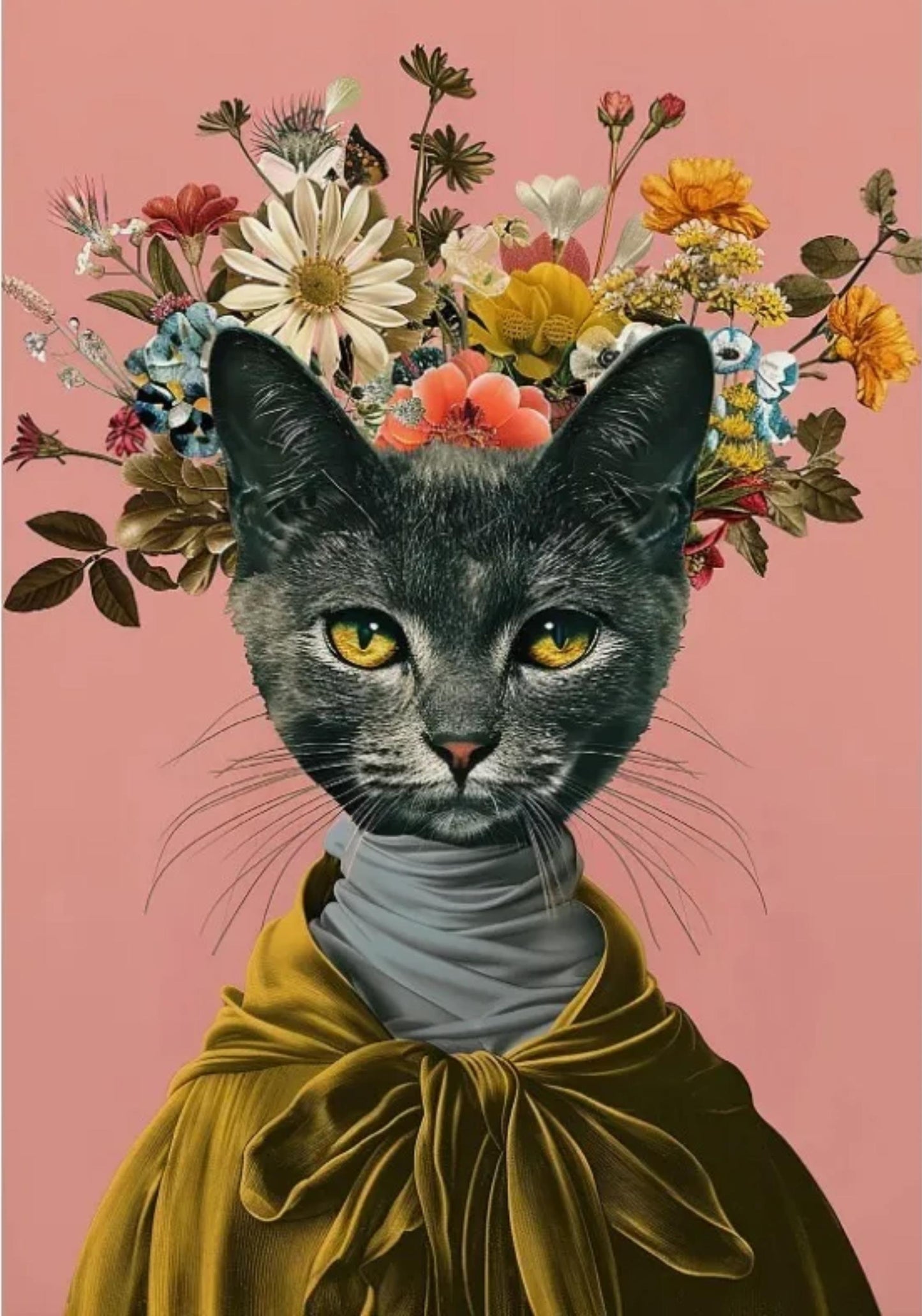 Jungle Royalty | Pearls and Paws | Exotic Feline Grandeur