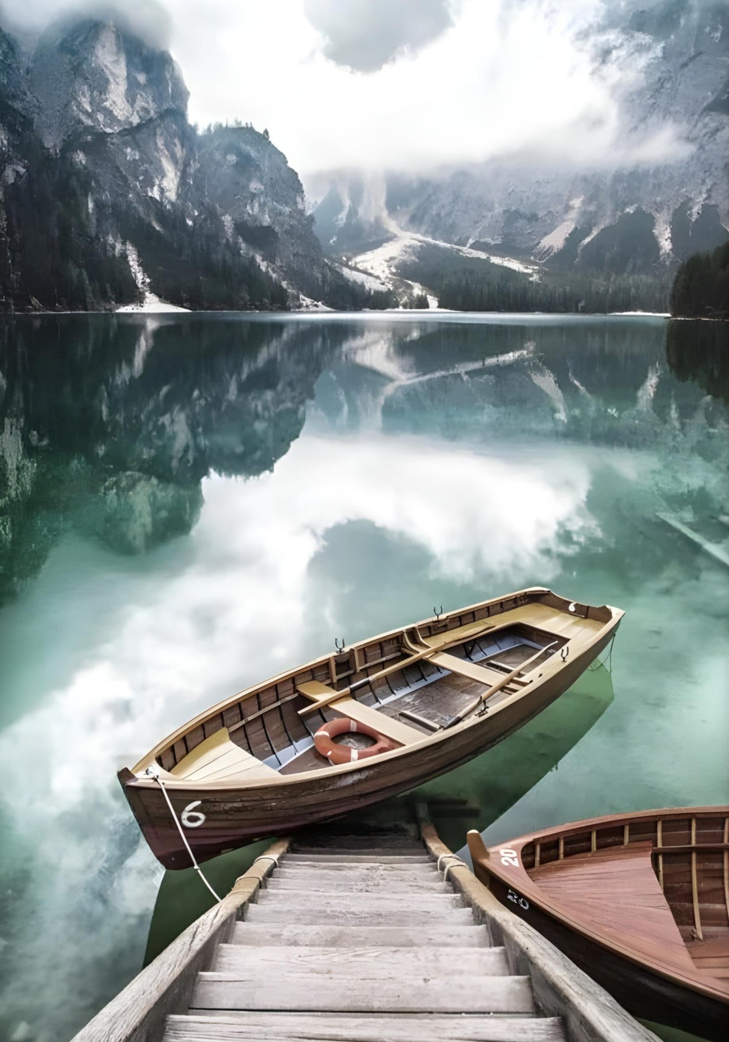 Braies lake - Poster