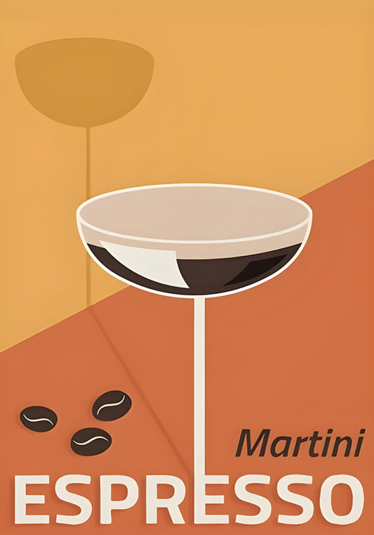 Martini Espresso | Cocktail | Iconic Poster Collection | Celebrating Artistic Expression Across Styles and Eras