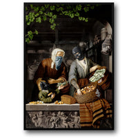 MODERN STILL LIFE: HOODED FIGURES