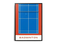 Badminton Geometry | Sports Art Series
