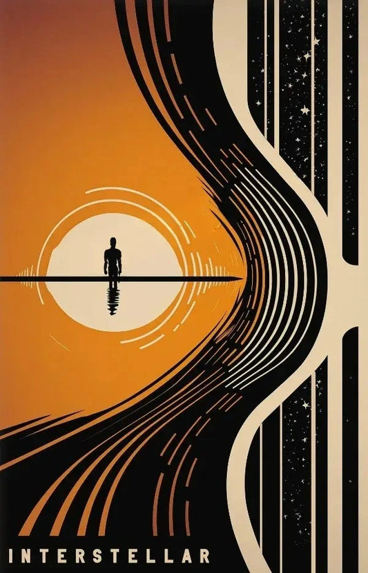 Interstellar Poster | Cooper's Adventure | Captivating Space Exploration Art by Christopher Nolan