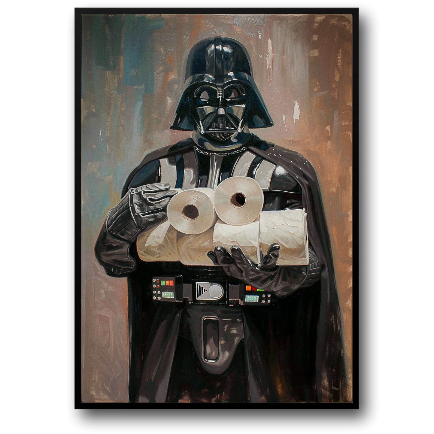 Iconic Villain Satire | Sci-Fi Whimsical Art