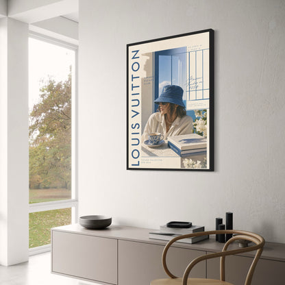 Louis Vuitton Summer Escape Club Poster | Voyage Collection 2024 | Fashion Style Art Print | Home Decor Wall Art