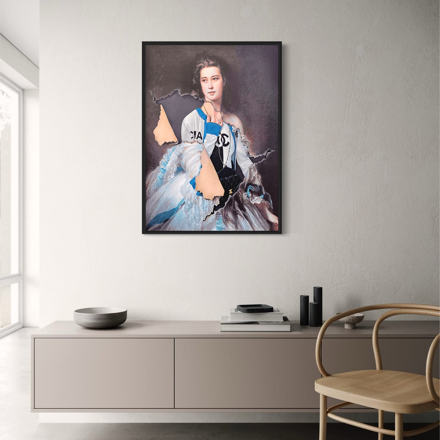 Neo-Classical Portrait | Modern Streetwear Fusion