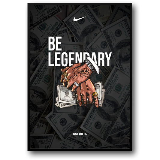 Nike Be Legendary | Motivational Money Tattoo