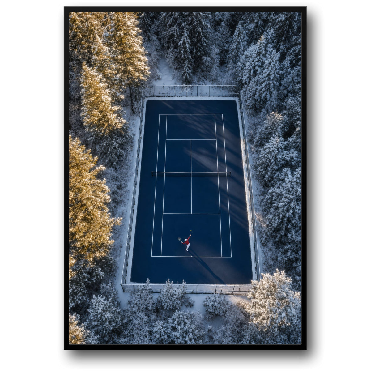 AERIAL TENNIS COURT