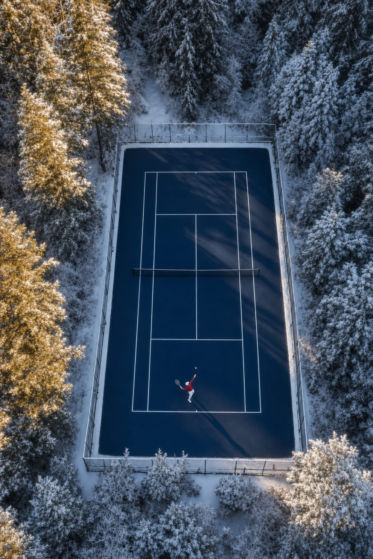 AERIAL TENNIS COURT