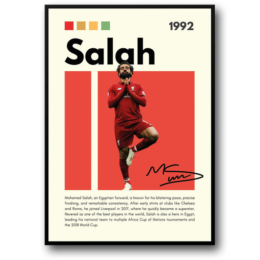 Mohamed Salah | Limited Edition Iconic Pose | Liverpool FC