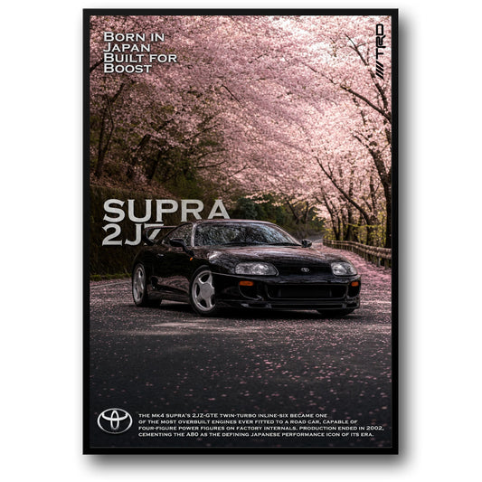 Toyota Supra MK4 2JZ | Cherry Blossom Scene | Turbocharged Legend