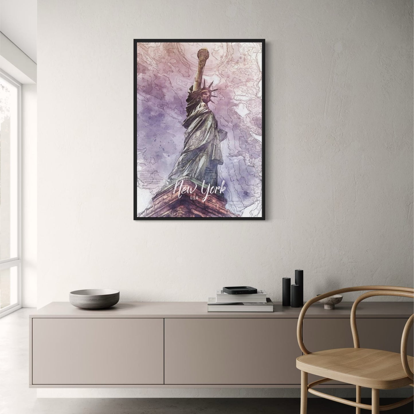 Statue of Liberty | New York | USA | Symbol of Freedom and Democracy | American Architectural Icon | Cultural Landmark Posters