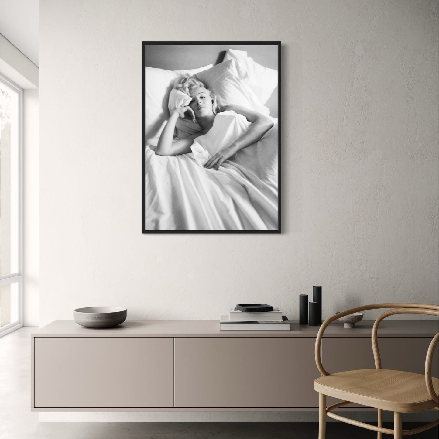 Marilyn Monroe | Iconic Bedroom Scene | Vintage Hollywood Glamour