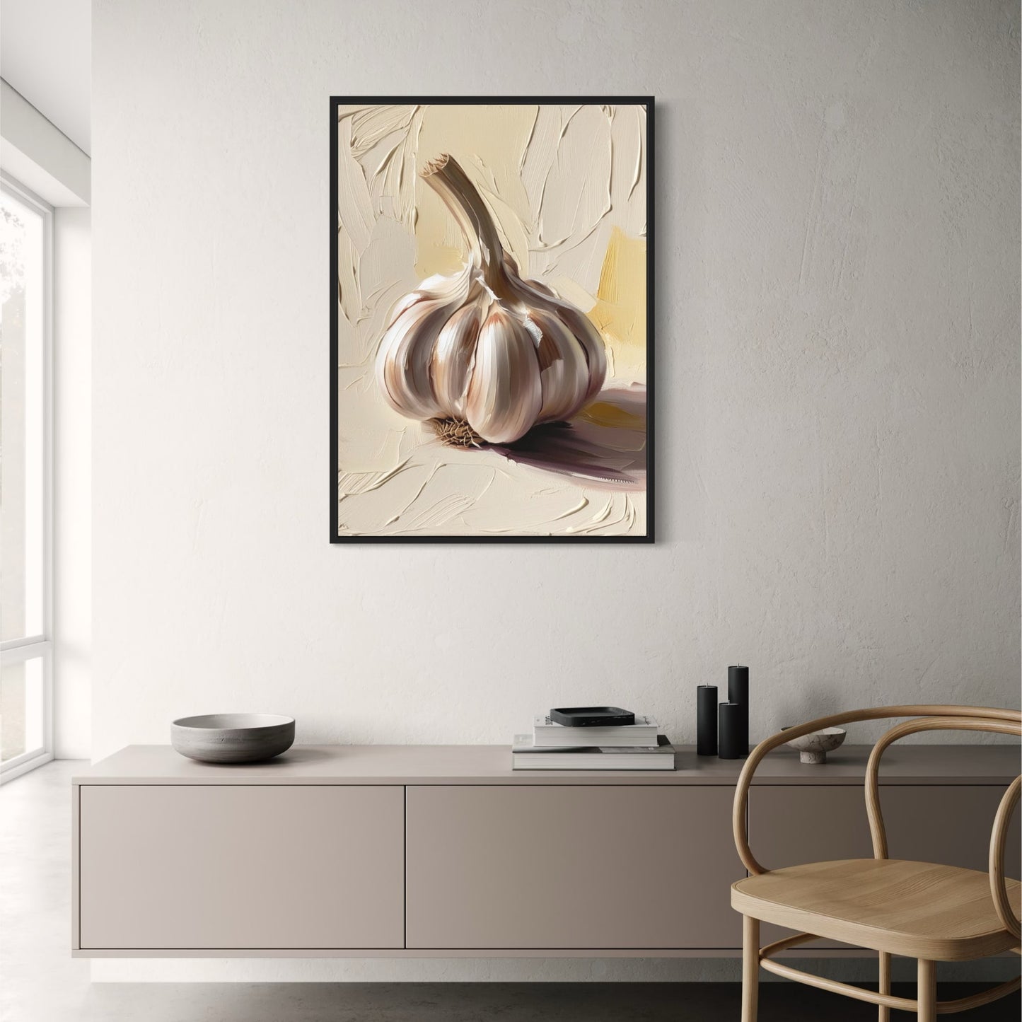 Garlic Head | Vegetable Kitchen Art