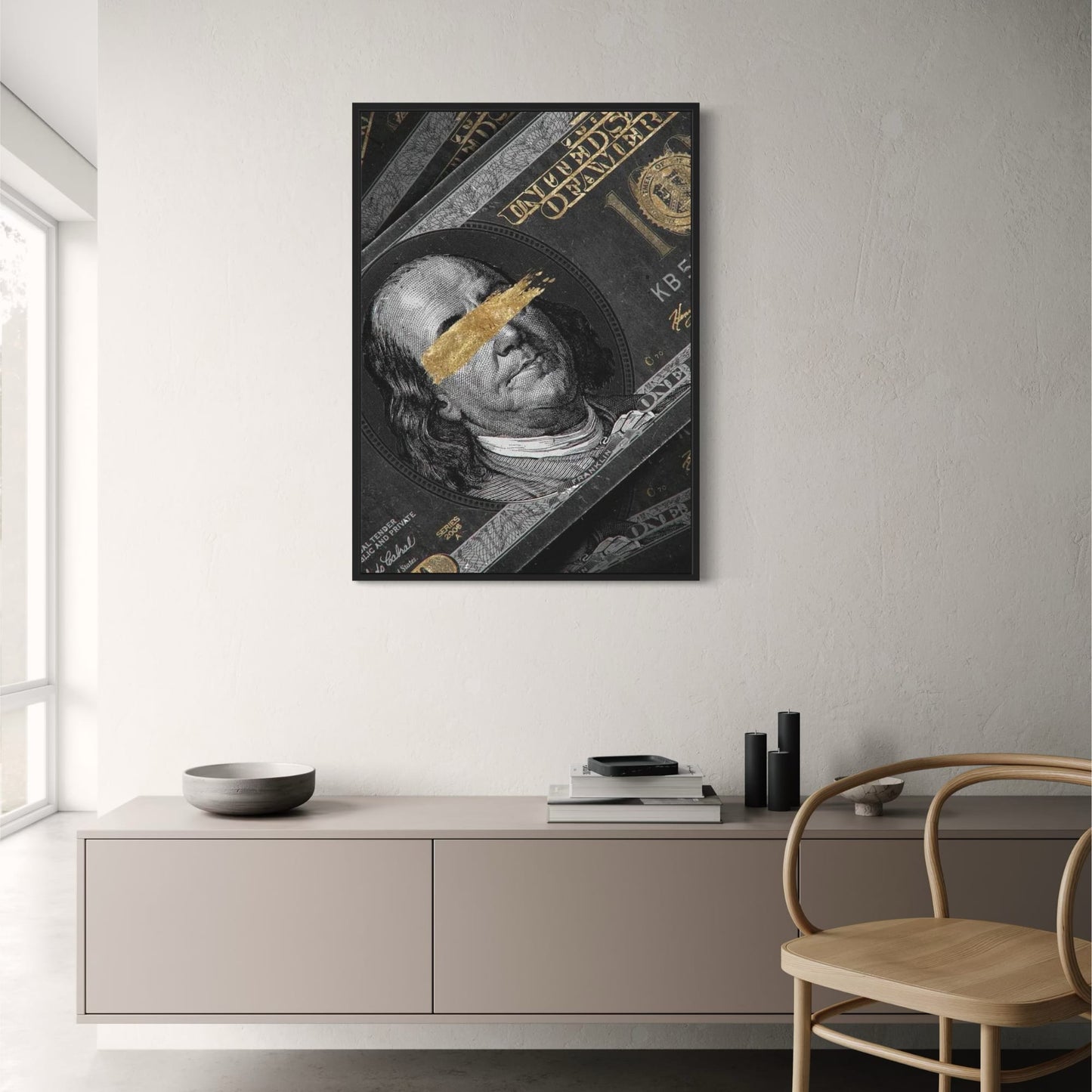 Gold Eye Dollar | Luxury Benjamin Franklin