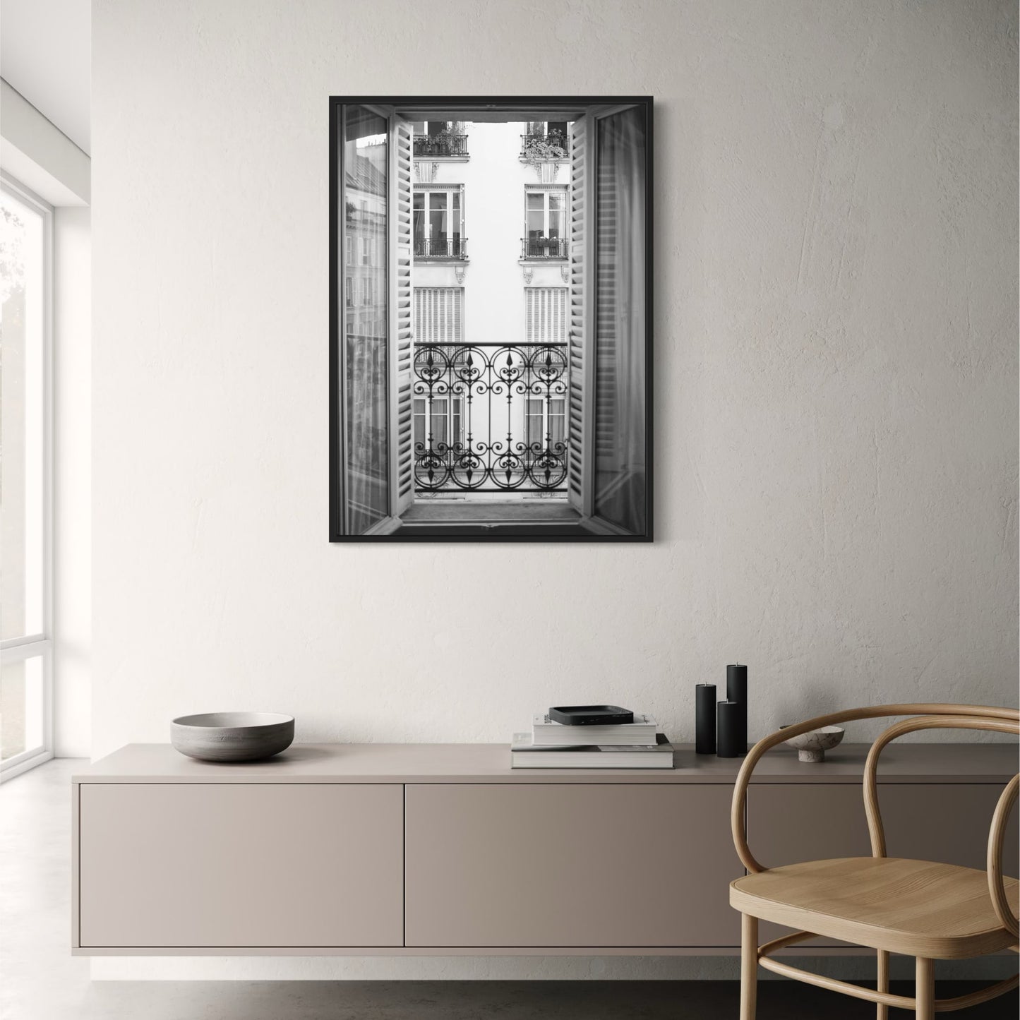 Paris Architectural View | Window Art