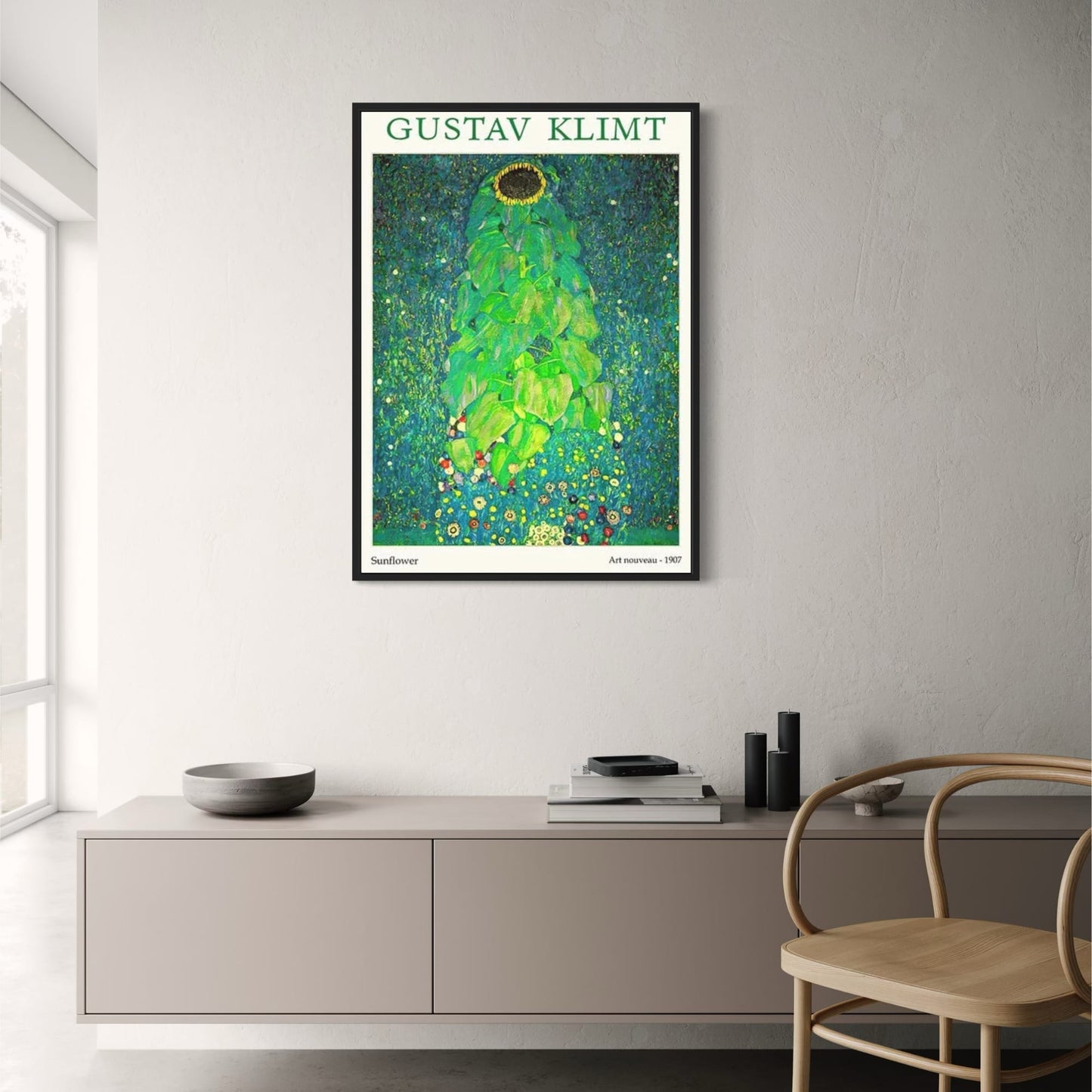 Gustav Klimt | Sunflower | Classic Botanical