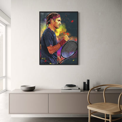 Roger Federer | Focused Tennis Art