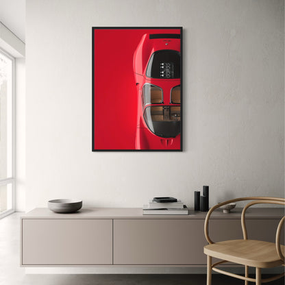 Alfa Romeo 33 Stradale 1967 | Classic Supercar Art | Wall Decor Poster