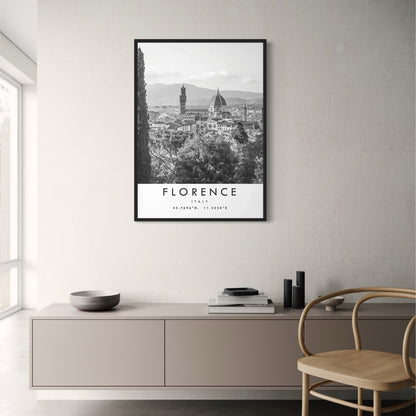 Florence | Wander Through Renaissance | Italy | Cityscape Poster | Wall Art Decor | Visual Artwork for Home & Garden