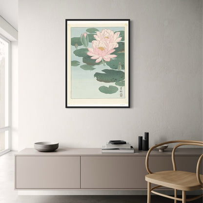 Ohara Koson | Lotus Blossoms | Ukiyo-e Art