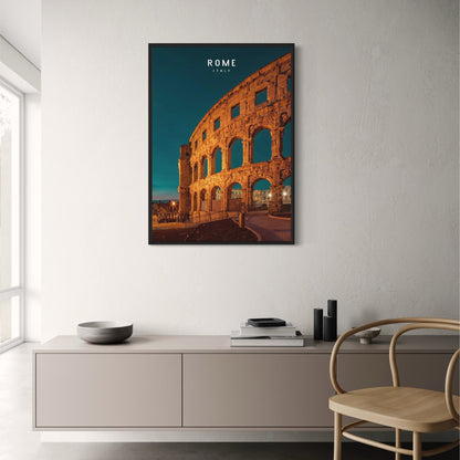 Pula Arena | Rome | Italy | Step into Ancient Roman History | Iconic Architectural Masterpiece | Captivating Rome Posters