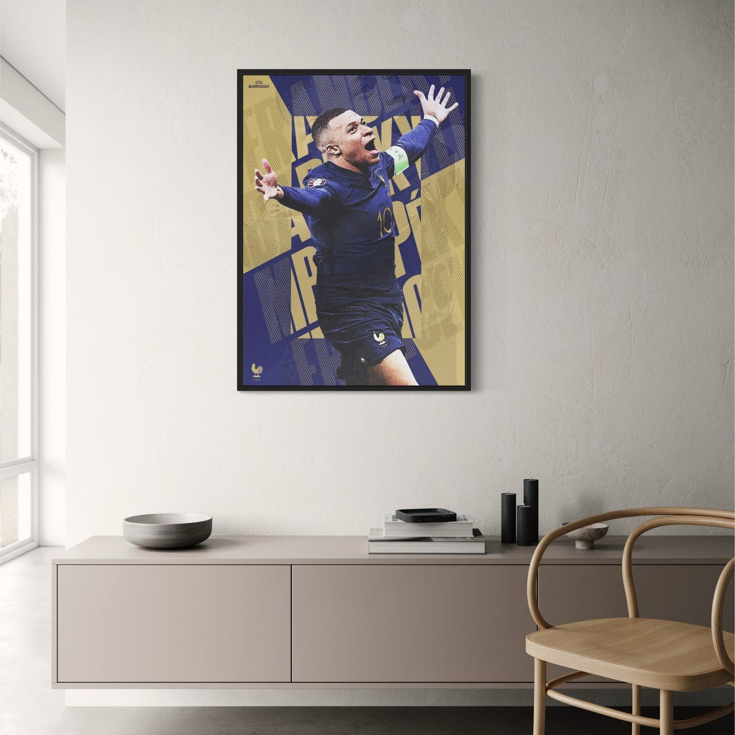 Kylian Mbappe #7 | Celebration |Sport Poster | The Speed, Skill, and Spirit of a Football Legend