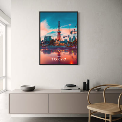 Tokyo Tower | Tokyo | Iconic Landmark and Modern Marvel | Modern Architectural Landmarks | Japanese Architecture Posters