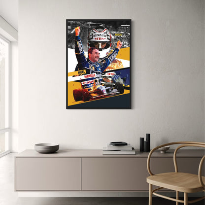 Nigel Mansell | Formula 1 Legend | Racer Helmet