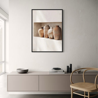 Bohemian Earthen Elegance | Poster | Artistic Wall Decor | Nature-Inspired Design | Home & Garden Artwork | Visual Aesthetics | Natural Color Palette | Bedroom and Living Room Decor