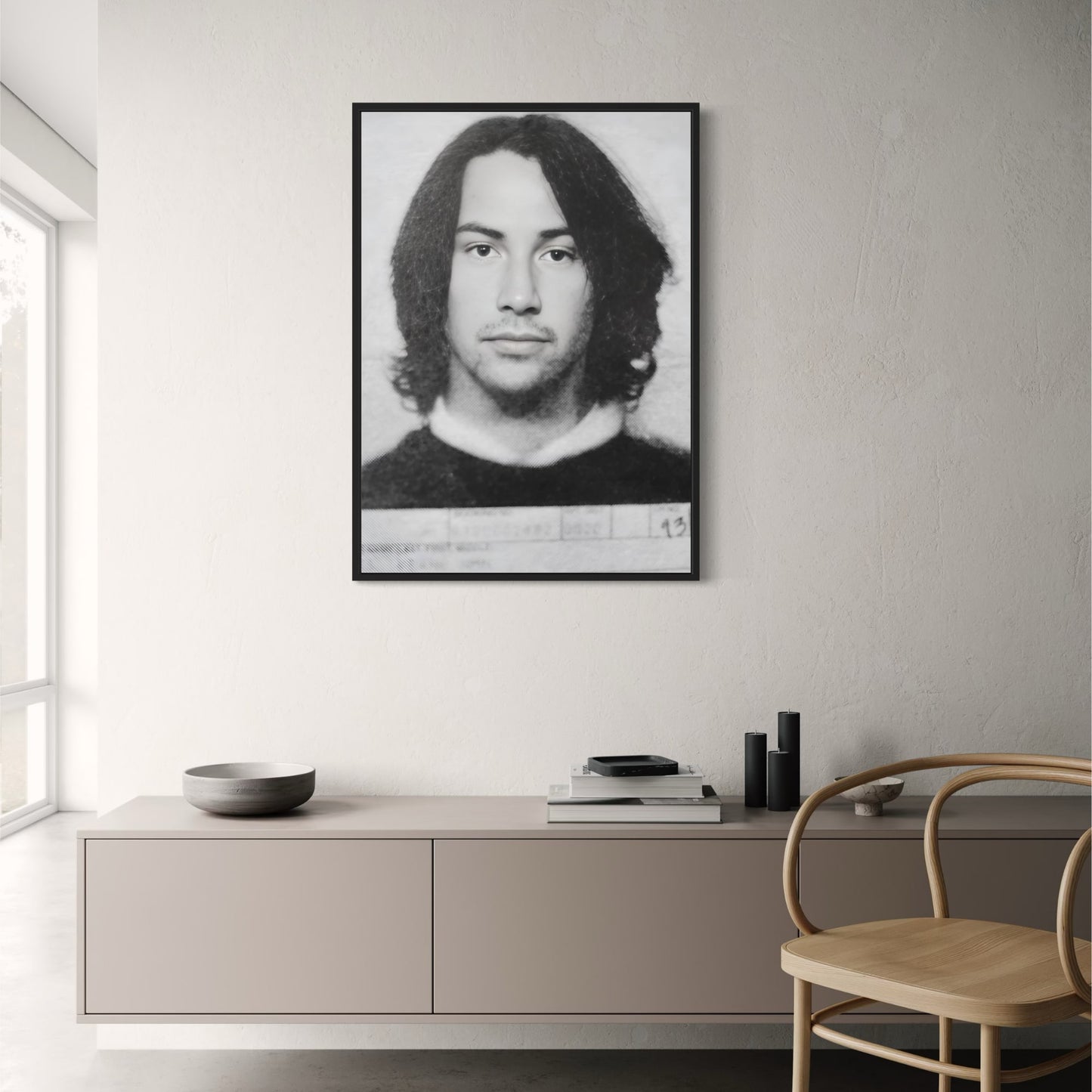 Keanu Reeves | Vintage Mugshot