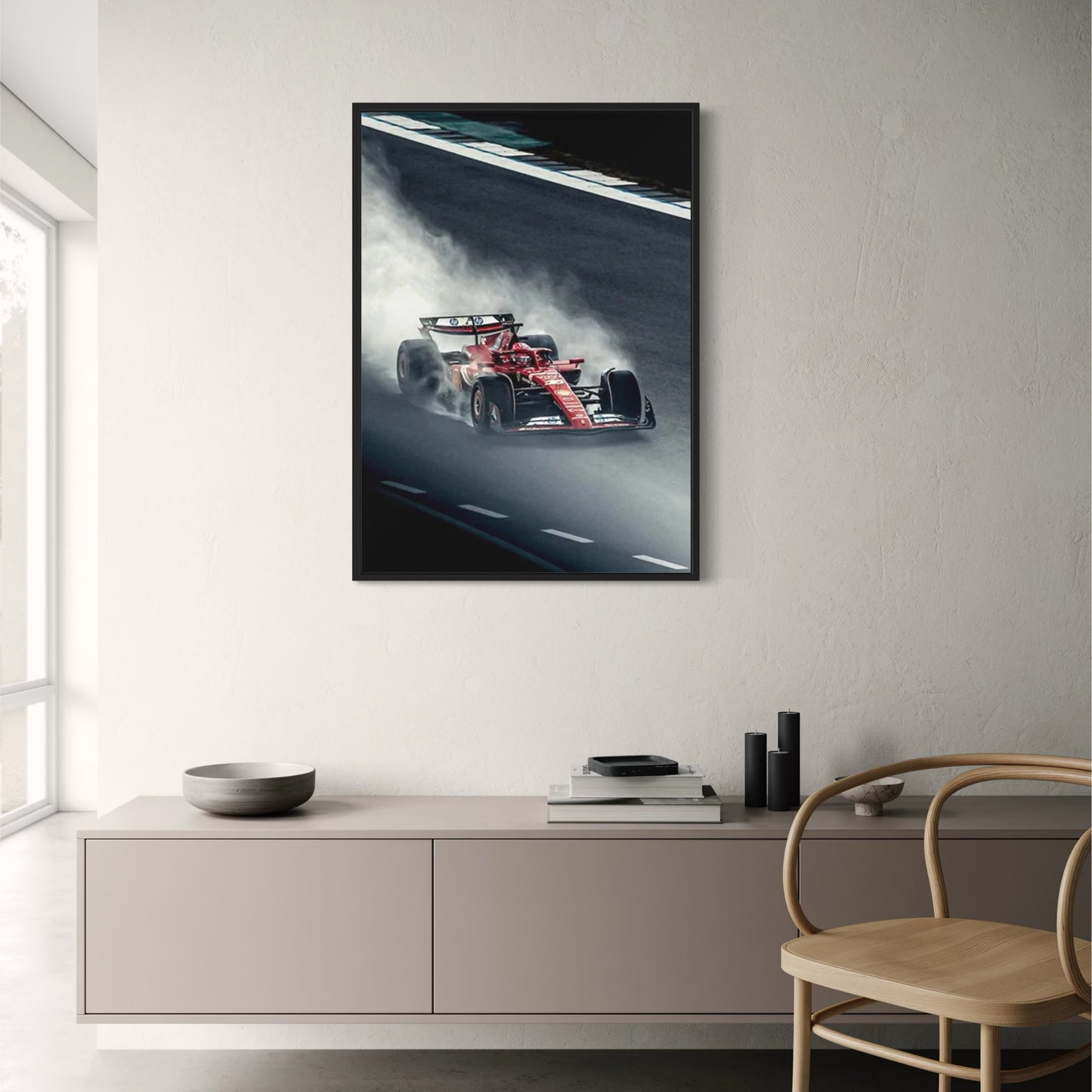 Senna Grand Prix | Abstract Racing Graffiti | Leclerc Supercar