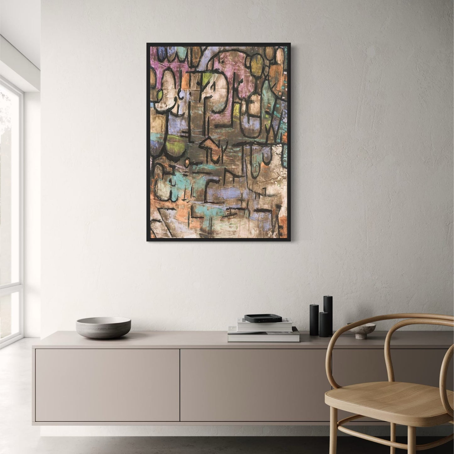 Paul Klee | After The Flood | Artwork Poster | Home Wall Decor | Abstract Graphic Art | 20th Century Poster