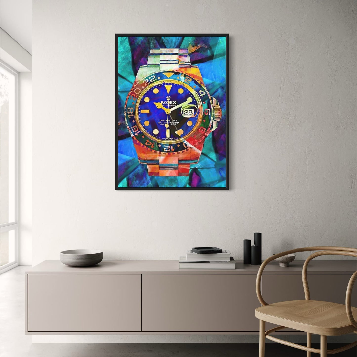 Graffiti Rolex Timepiece | Urban Art