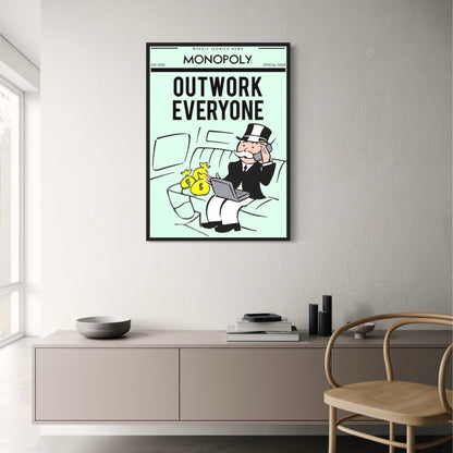 Outwork Everyone | Motivational Decor