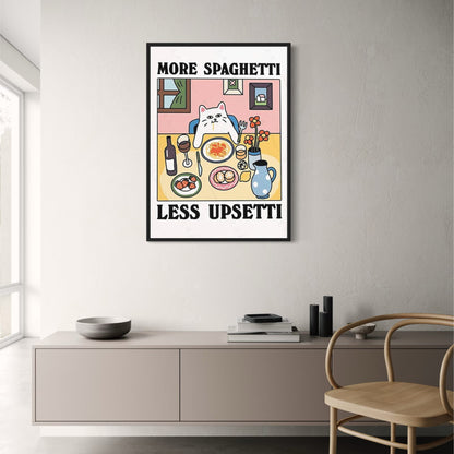Vintage Cat | More Spaghetti Less Upsetti