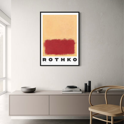Mark Rothko | Red on Creme Abstract