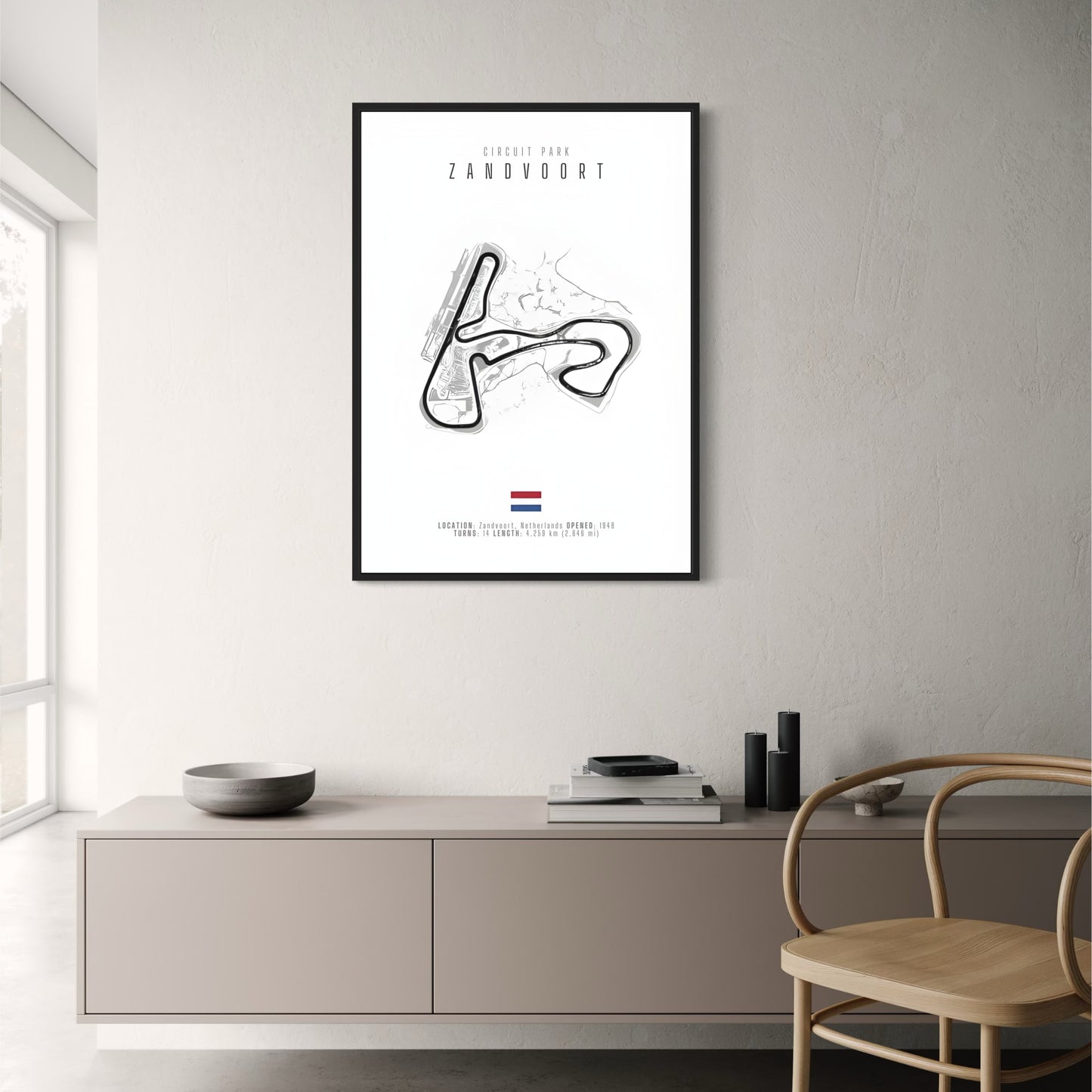 Zandvoort F1 Track Layout