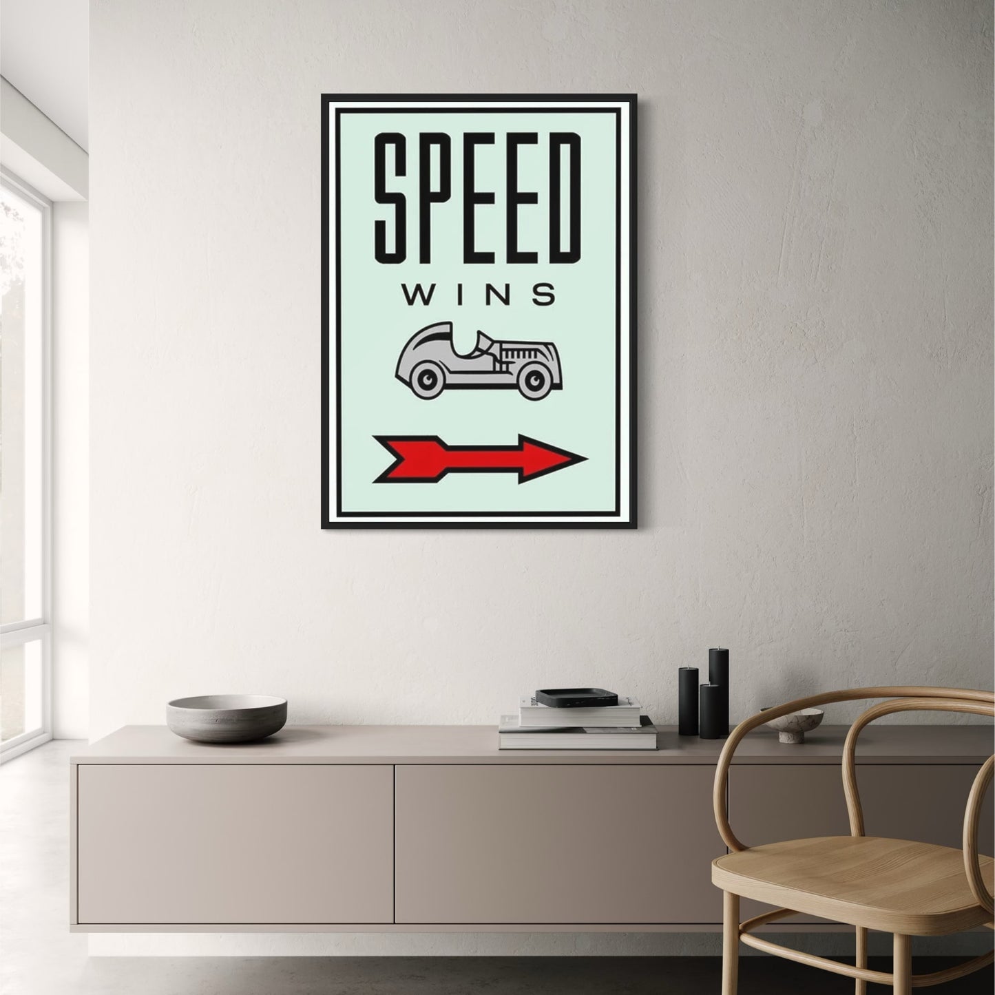 Monopoly Inspiration | Speed Wins Quote