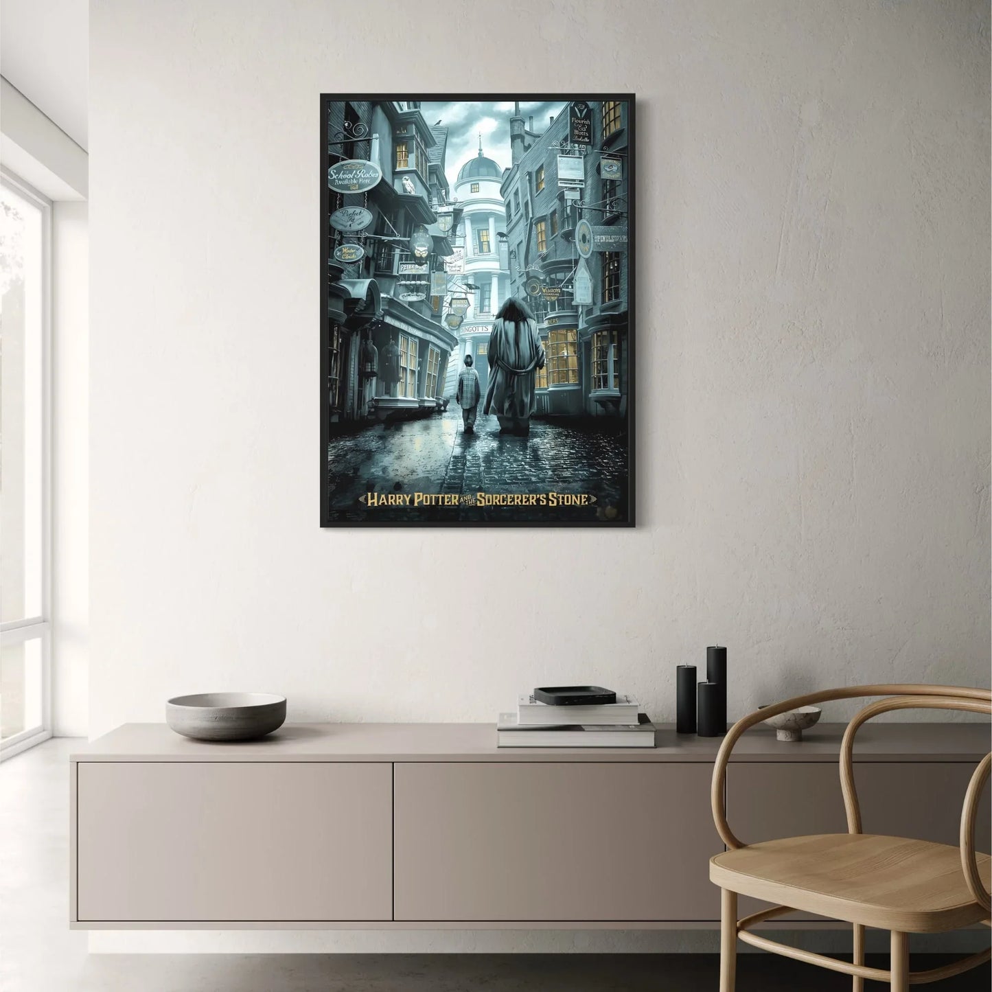 Harry Potter & Hagrid | Movie Art